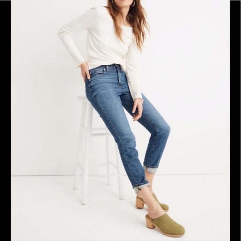 NEW Madewell High-Rise Slim Boyjean: Eco Edition